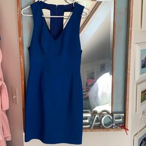 Blue cocktail dress